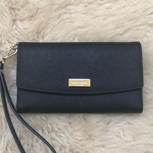 Kate Spade NWT Wristlet Wallet Laurel Way Black